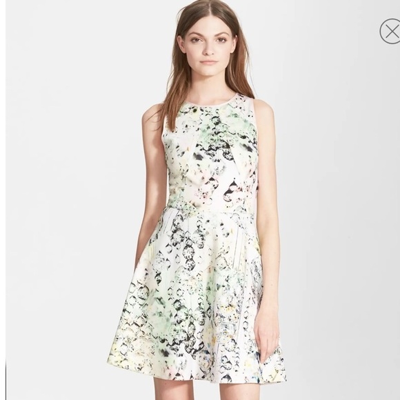 Droplets' Crystal Neoprene Skater Dress -Ted Baker - Picture 1 of 11